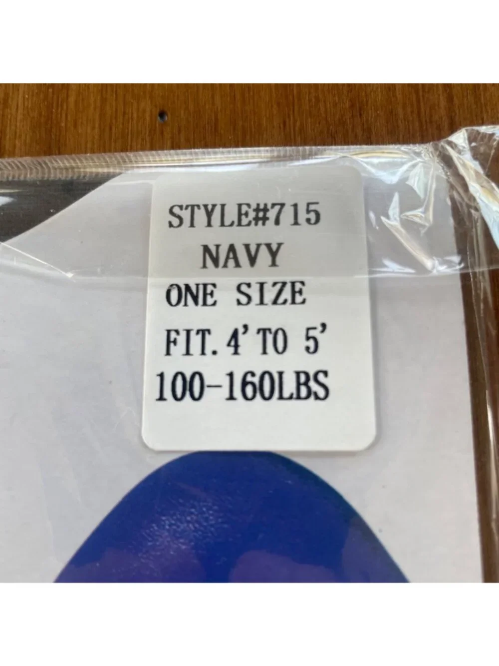 Opaque Panty Hose Navy Blue Style 715 Sz OS